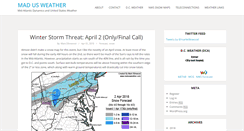 Desktop Screenshot of madusweather.com