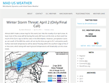 Tablet Screenshot of madusweather.com